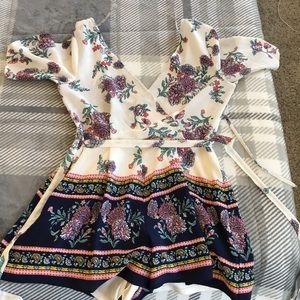 Floral Romper Dress